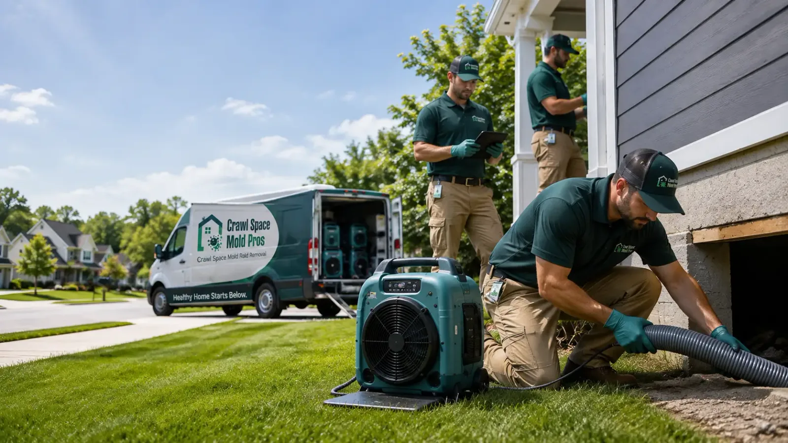 Crawl Space Mold Removal in Rector, PA